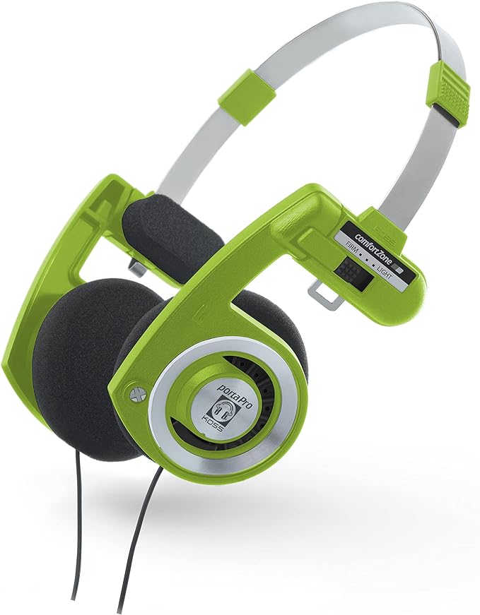KOSS Porta Pro Green On-Ear Headphones