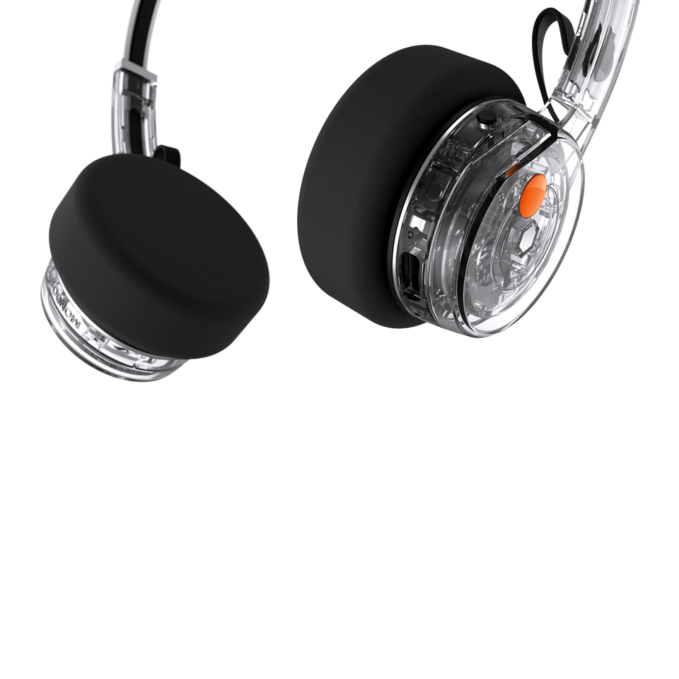 Mondo Freestyle Headphone by Defunc - Transparent – Noirnblanc Limited Mondo Freestyle Headphone by Defunc - Transparent – Noirnblanc Limited