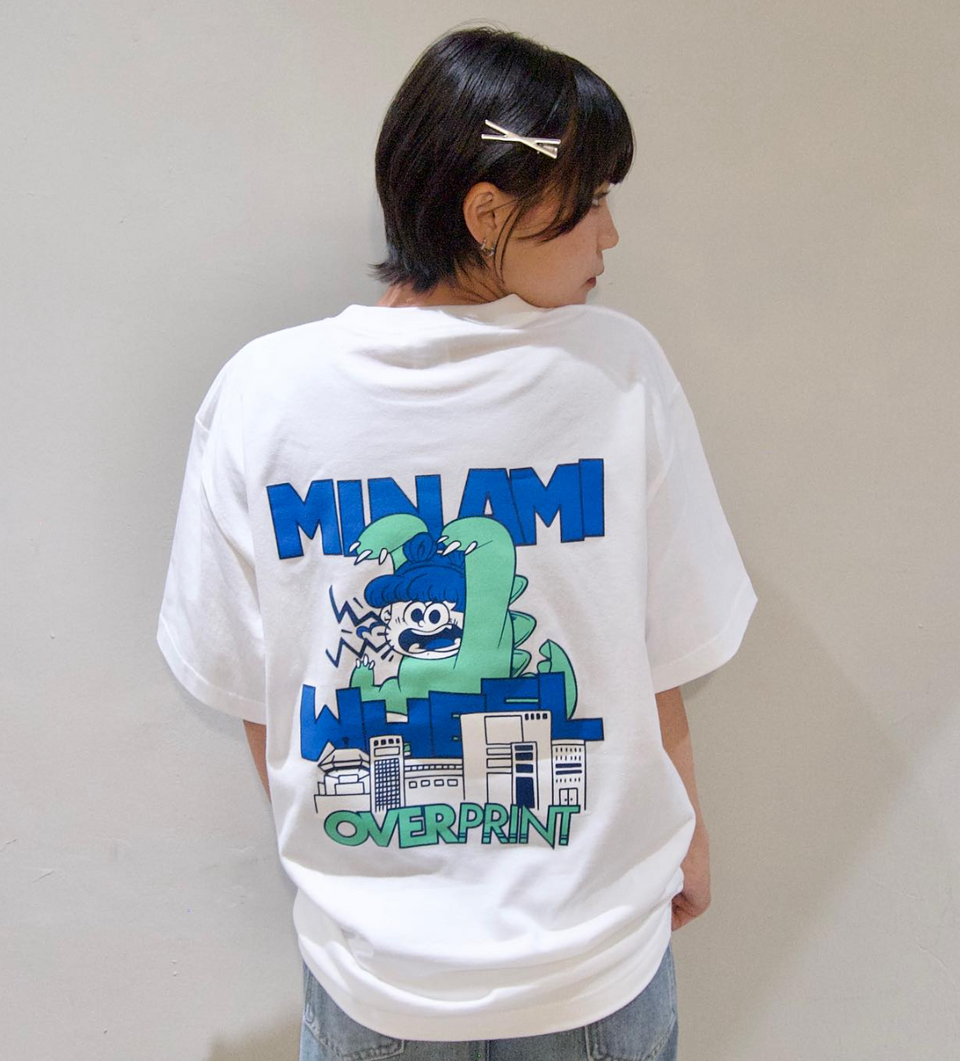 Over Print Minami Wheel Tee