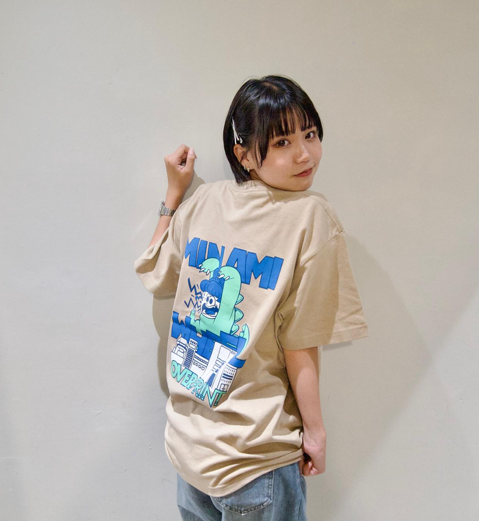 Over Print Minami Wheel Tee