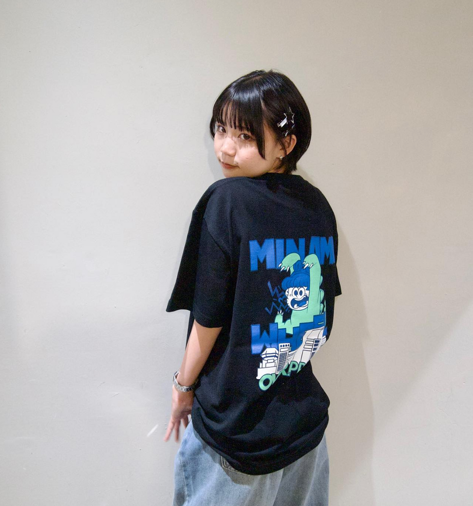 Over Print Minami Wheel Tee