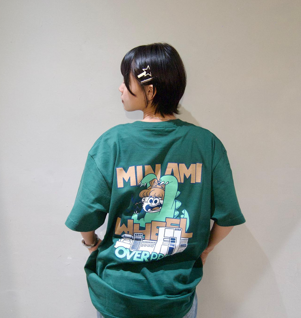 Over Print Minami Wheel Tee