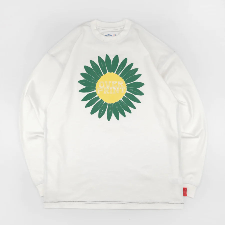 Over Print FLOWER LS Tee