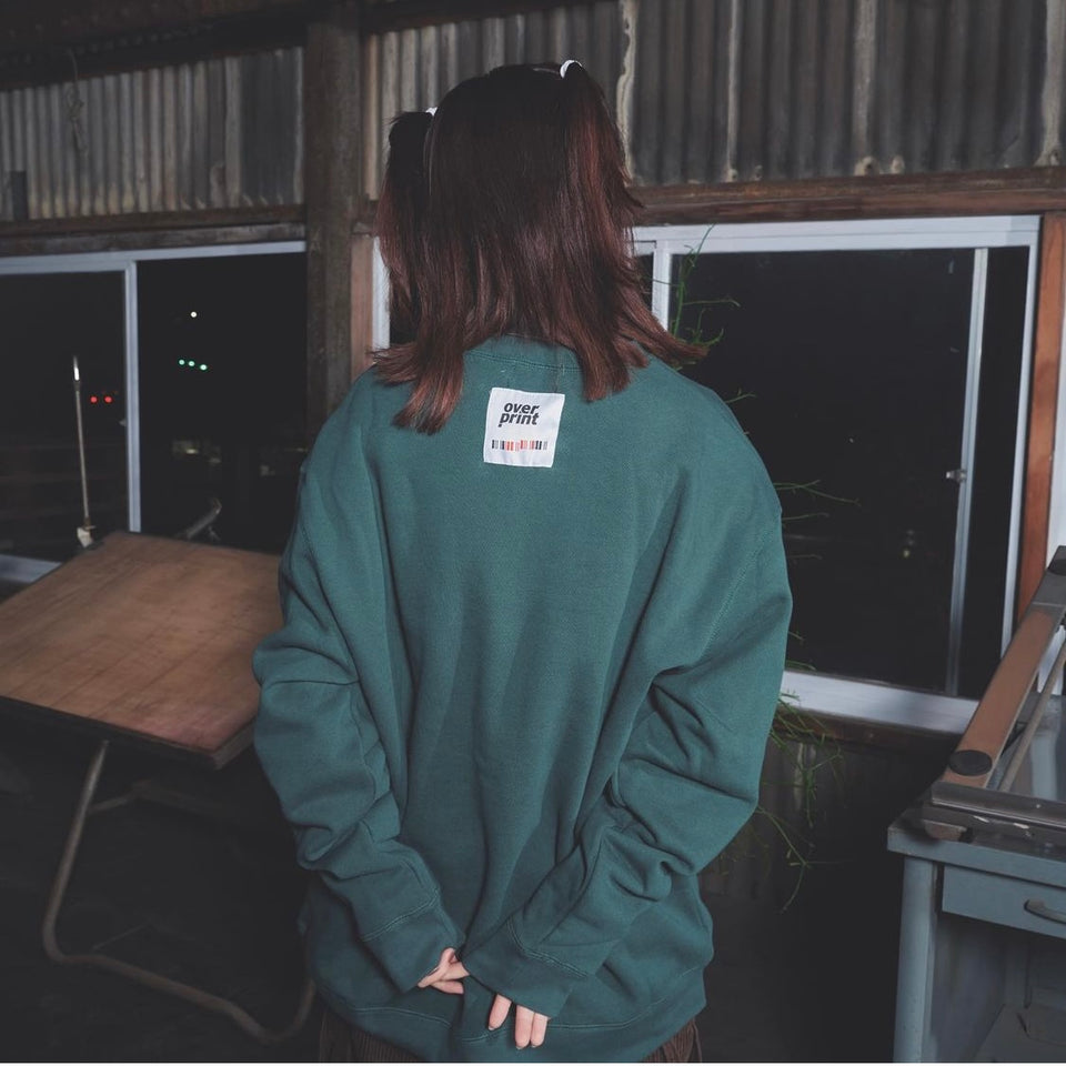 Over Print x Ambler Sweat Shirt (Green)