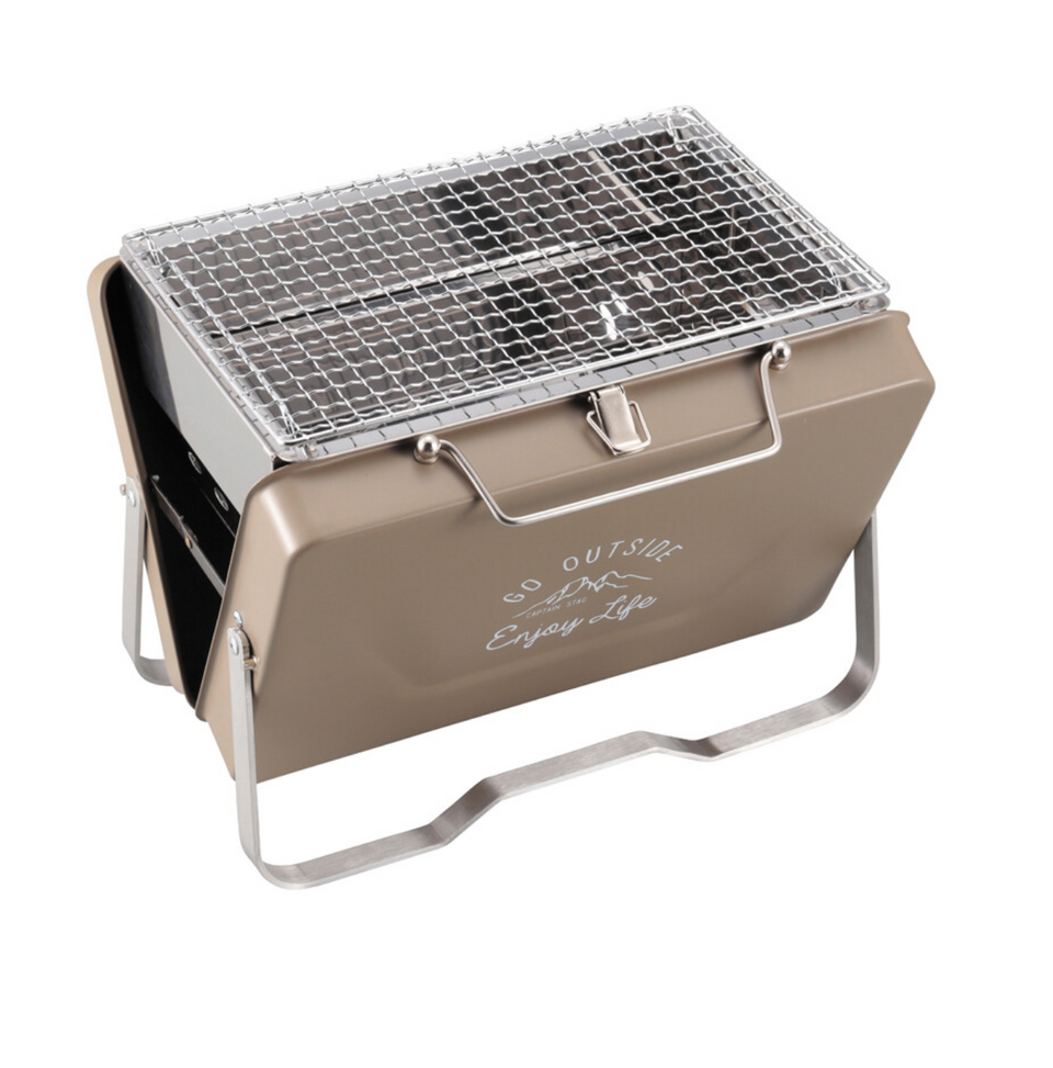 Captain Stag Monte V-type tabletop grill